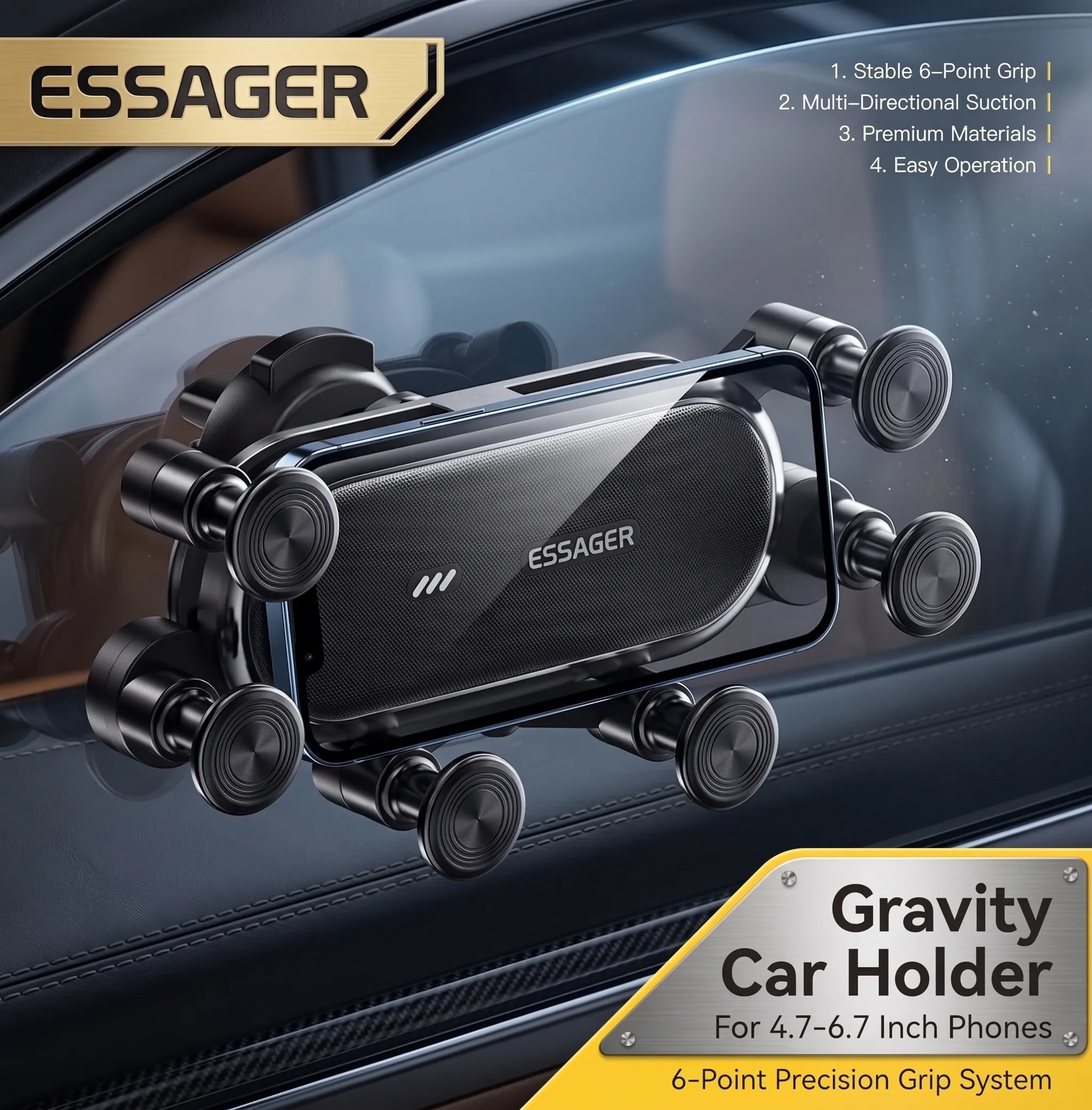 Soporte Essager Gravity para Auto